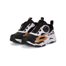 BOA Running Shoes “Black White Tan”