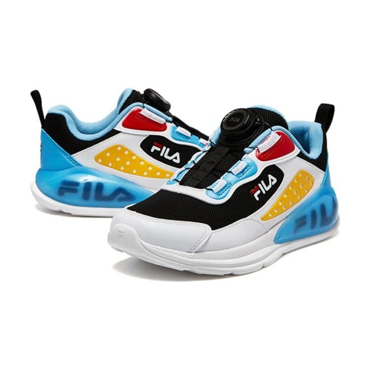 BOA Running Shoes "White Black Blue"