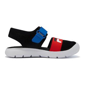 Casual Flats Sandals “Black Red Blue”