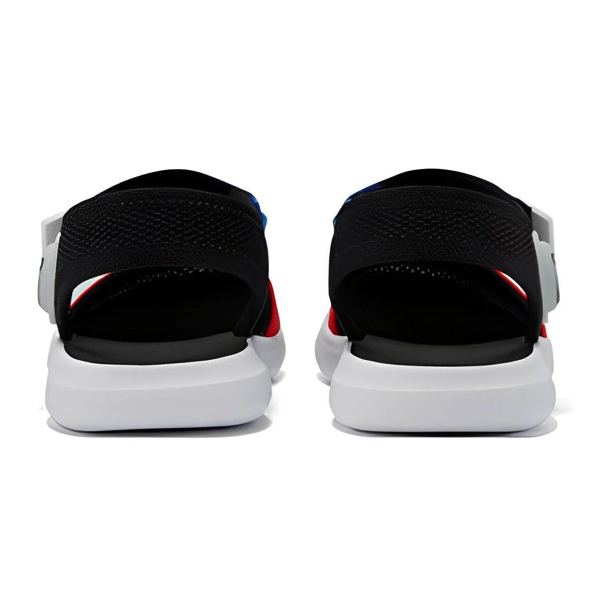 Casual Flats Sandals "Black Red Blue"