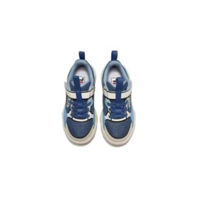 Casual Sneakers “White Blue Beige”