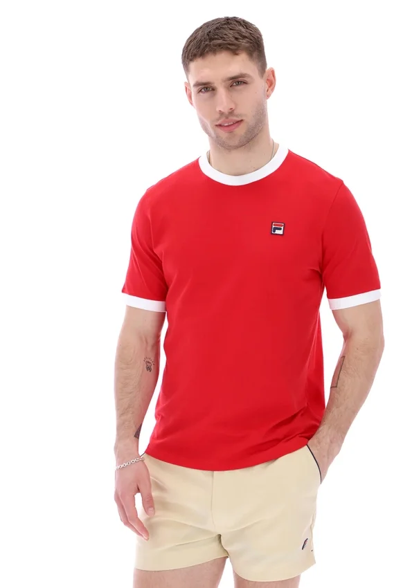 Chinese Red Marconi Essential Ringer T-Shirt