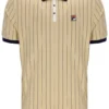 Classic Beige BB1 Classic Vintage Striped Polo