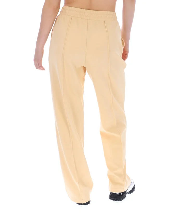Classic Beige Marina Wide-Leg Trackpant