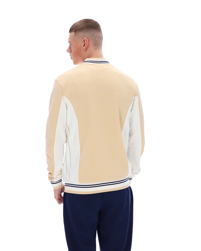 Classic Beige Settanta Baseball Track Top