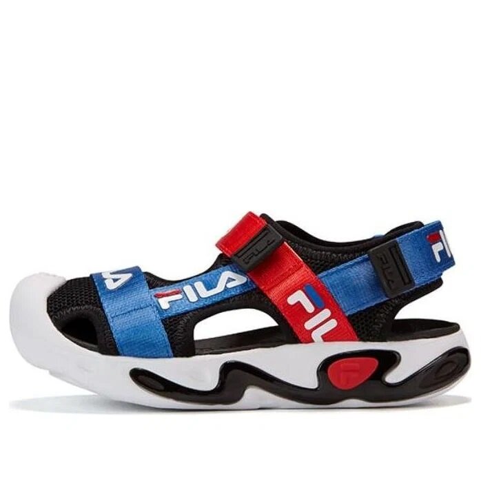Classic Sandals "Black Blue Red"