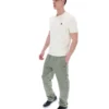 Coconut Milk Denny Diamond Knit Open Collar Polo