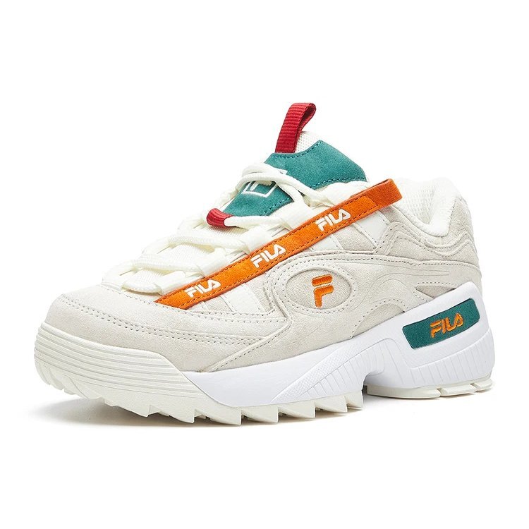 D-Formation Daddy Shoes Green/Orange/White