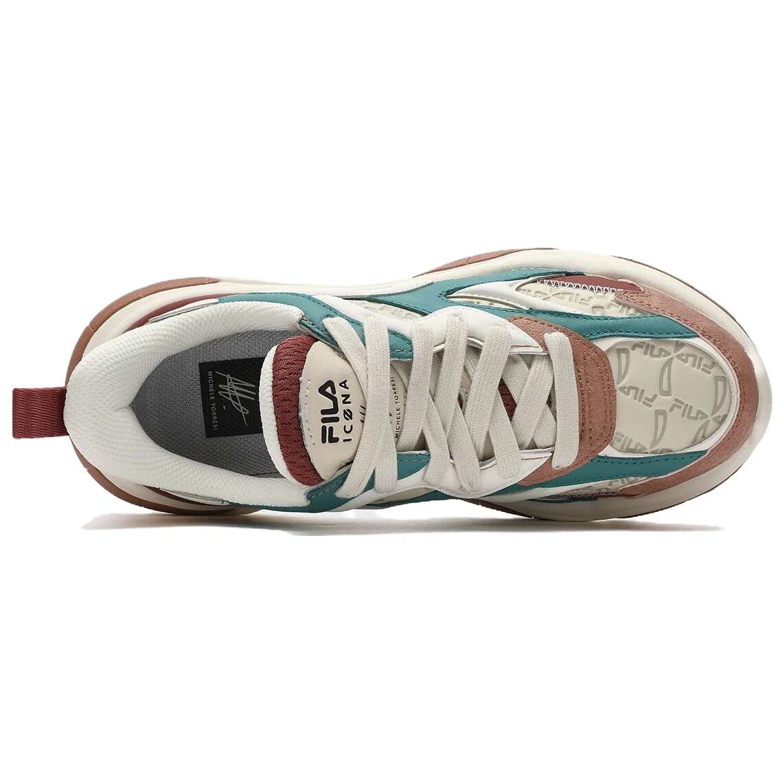 Daddy Shoes "White Brown Green"