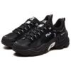 Damping Wearable Platform Clunky Shoes Black