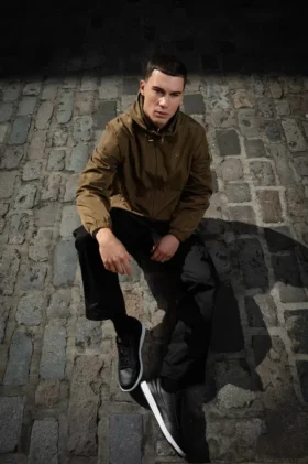 Dark Olive Ian Full Zip Jacket