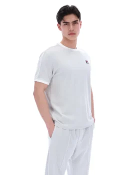 Dawn Blue Basilio Velour Tee