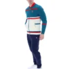 Deep Lagoon Stefan Archive Cut And Sew Track Top