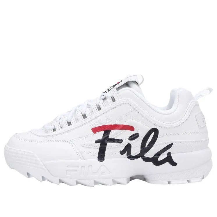 Disruptor 2 Low Top Shoes White/Black/Red