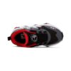 Essential Casual Sneakers "Grey Black Red"