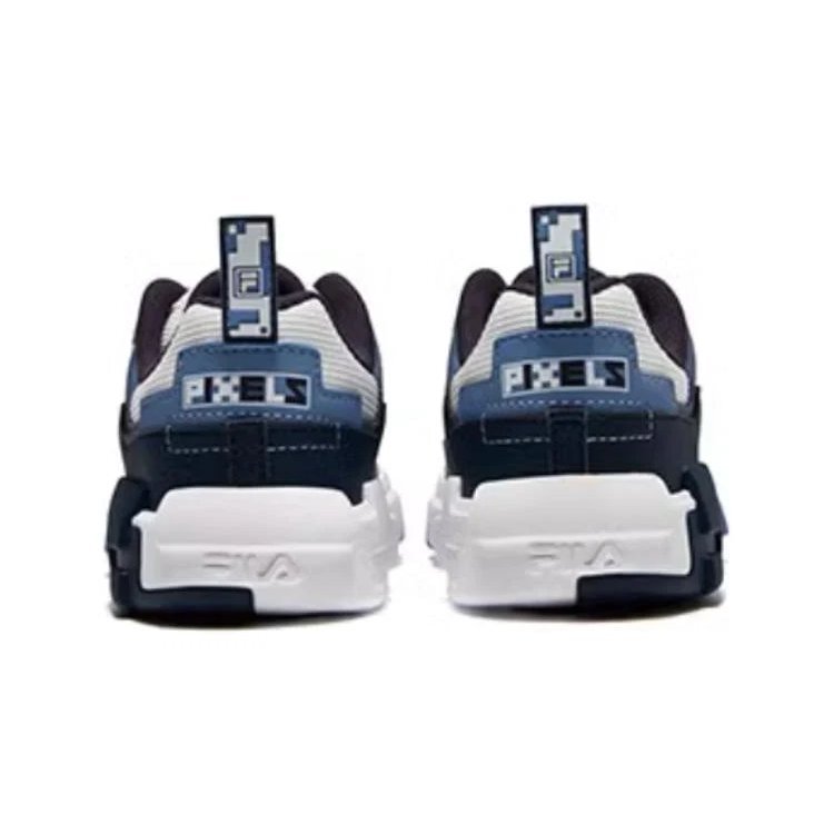 Fashion Brick Skate Shoes "White Blue Black"