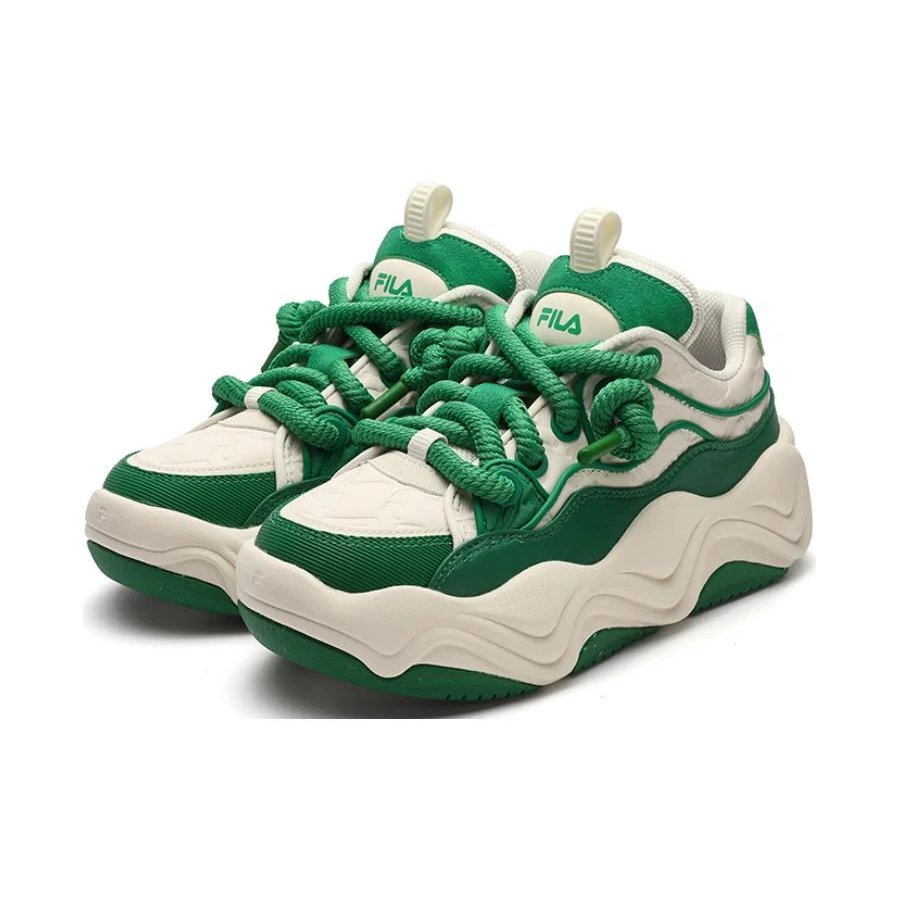 Fashion Skate Shoes "White Green"
