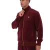 Fig Nero Velour Track Top