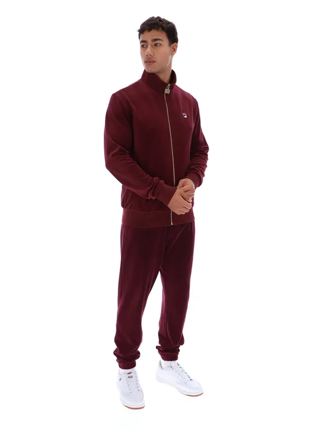 Fig Nero Velour Track Top