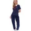 Fila Navy Bai Fitted BB1 Pinstripe Polo