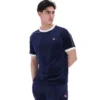 Fila Navy Basilio Velour Tee