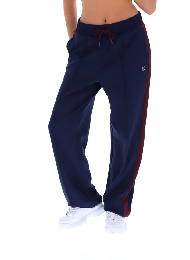 Fila Navy Chiara Smart Straight Leg Trousers