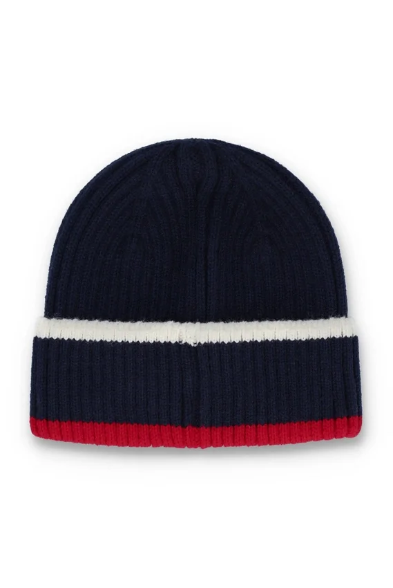 Fila Navy Ciro Ribbed Turn-Up Beanie