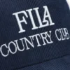 Fila Navy Cody Corduroy Mesh-Back Cap with Embroidered Graphic