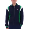 Fila Navy Cortez Colourblocked Knitted Track Top