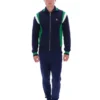 Fila Navy Cortez Colourblocked Knitted Track Top