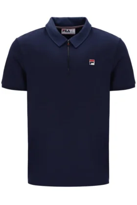 Fila Navy Ettore Zip Polo