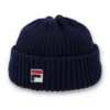 Fila Navy Finns Chunky Turn-Up Watchman Beanie