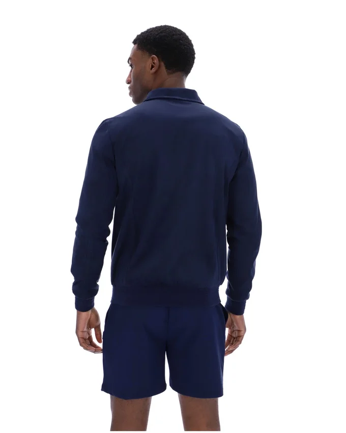 Fila Navy Francesco Suede Jacket