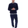 Fila Navy Gabe Waffle Knit Jacket