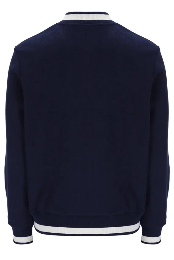 Fila Navy Gabe Waffle Knit Jacket