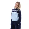 Fila Navy Giovana Cropped Zip-Up Top