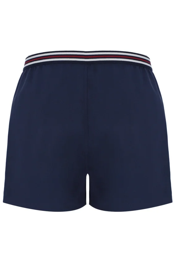 Fila Navy High Tide Terry Pocket Stripe Shorts