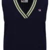 Fila Navy Jorja Cable Knit Vest