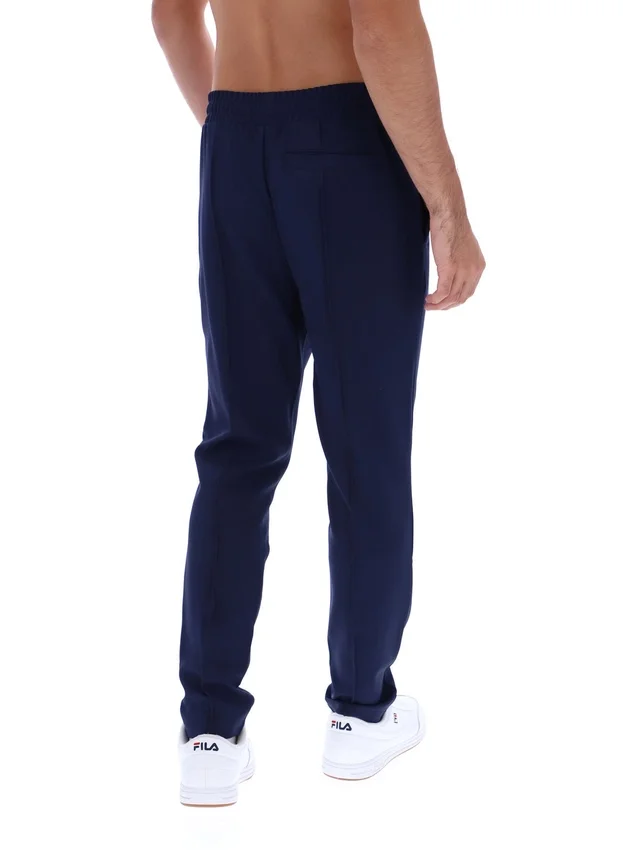 Fila Navy Molveno Pin Tuck Slim Leg Pants