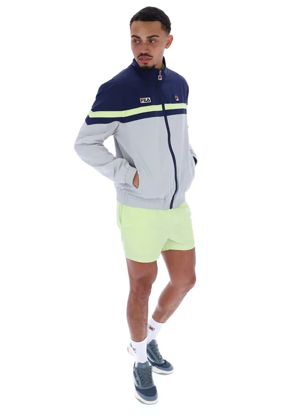 Fila Navy Phillip Cut And Sew Track Top