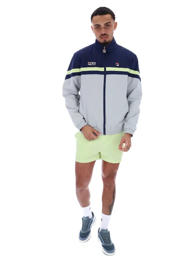 Fila Navy Phillip Cut And Sew Track Top