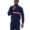 Fila Navy Rolando 1/4 Zip Neck Sweatshirt
