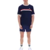 Fila Navy Rosario Tee with Terry Stripes