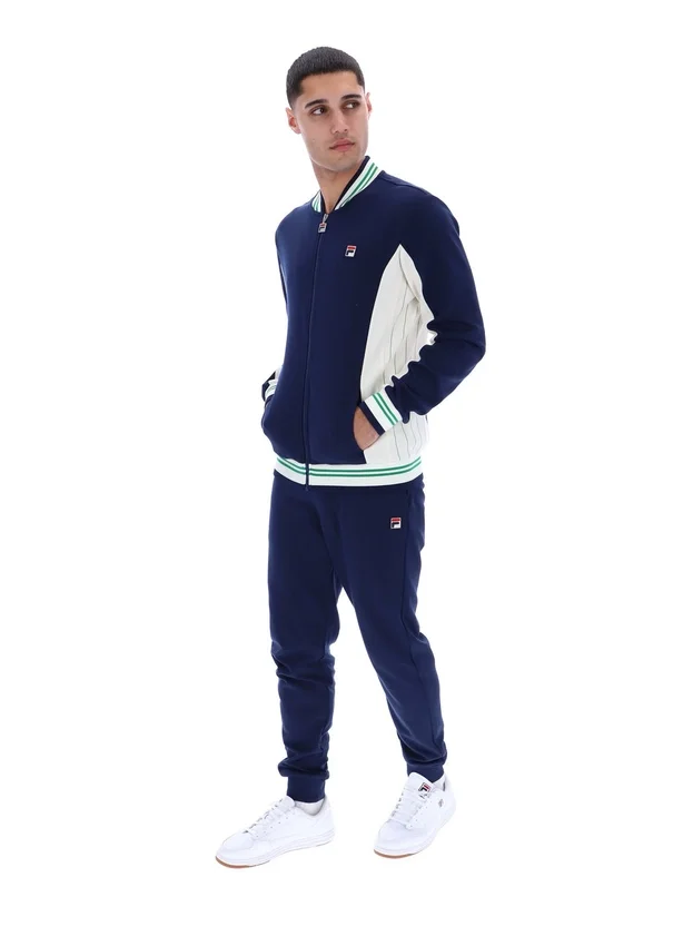 Fila Navy Settanta Baseball Track Top
