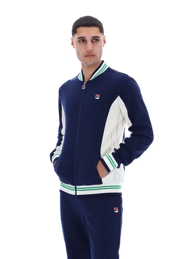 Fila Navy Settanta Baseball Track Top