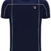 Fila Navy Terri T-Shirt with Contrast Piping
