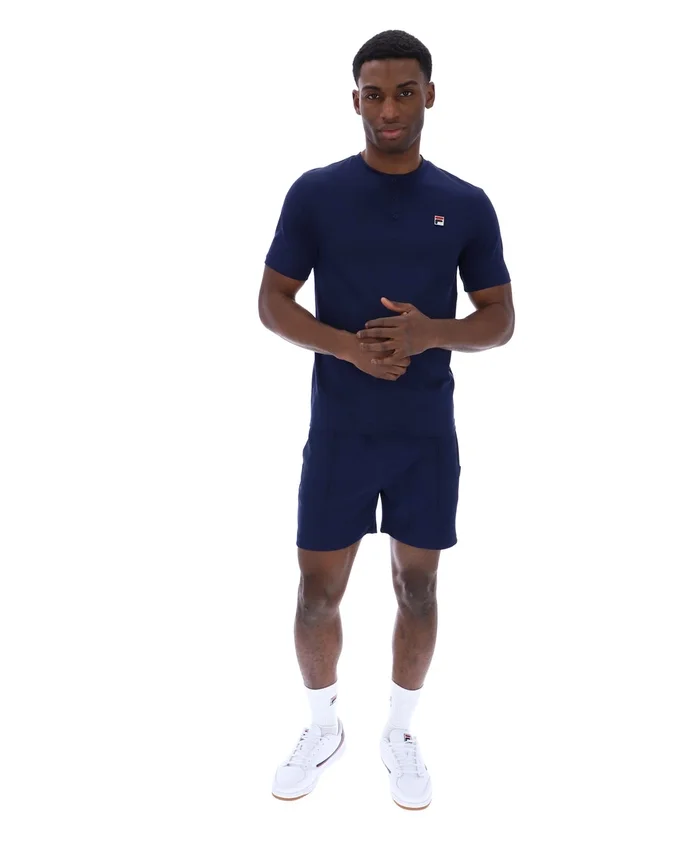 Fila Navy Valentino Essential Collared Tee