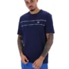 Fila Navy Williams Contrast Piping T-Shirt