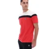 Fila Red Aiden Cut and Sew T-Shirt