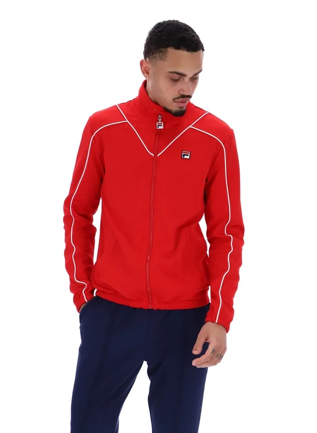 Fila Red Noble Archive Piping Track Top